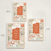 "Counting The Days" - Holiday Cards in Persimmon by Leah Bisch - Formats Available