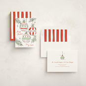 "Bright Ornaments" - Holiday Cards in Festive by Erin German - Assembled