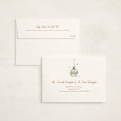 "Bright Ornaments" - Holiday Cards in Festive by Erin German - FREE Recipient Addressing