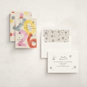 "New Year Stars" - Holiday Cards in Party by Pixel and Hank - Assembled
