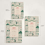 "Festive Home" - Holiday Cards in Elf Shoes by Teju Reval - Formats Available
