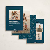 "City" - Holiday Cards in Evening by Elly - Back of Card Options