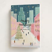 "City" - Holiday Cards in Evening by Elly - Folded Card