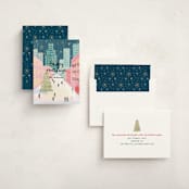 "City" - Holiday Cards in Evening by Elly - Assembled