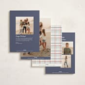 "Snowy Scenes" - Holiday Cards in Snow Day by Lauren Jinhee - Back of Card Options