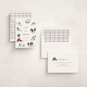 "Snowy Scenes" - Holiday Cards in Snow Day by Lauren Jinhee - Assembled
