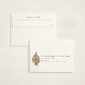 "Preppy tree" - Holiday Cards in Santa Suit by Creo Study - FREE Recipient Addressing