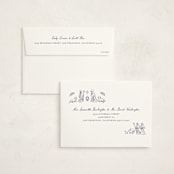 "Nativity" - Holiday Cards in Indigo by Jamie Alexander - FREE Recipient Addressing