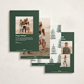 "Festive Forest" - Holiday Cards in Snow by Angela Garrick - Back of Card Options