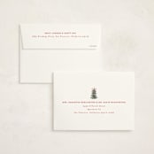 "Festive Forest" - Holiday Cards in Snow by Angela Garrick - FREE Recipient Addressing