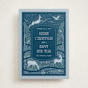 "Frosty Forest" - Holiday Cards in Evening by Paper Sun Studio - Front
