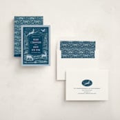 "Frosty Forest" - Holiday Cards in Evening by Paper Sun Studio - Assembled