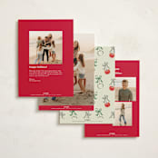"Christmas Jelly" - Holiday Cards in Lime by Jackie Crawford - Back of Card Options