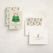 "Christmas Jelly" - Holiday Cards in Lime by Jackie Crawford - Assembled
