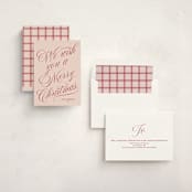 "With Flourish" - Holiday Cards in Rosy Cheeks by Kate Ahn - Assembled
