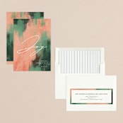 "Festive Strokes" - Holiday Cards in Winter Rose by Mansi Verma - Assembled