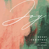 "Festive Strokes" - Holiday Cards in Winter Rose by Mansi Verma - Close-Up