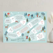 "Family Adventures" - Holiday Cards in Frozen Lake by Leia Matt - Front
