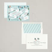 "Family Adventures" - Holiday Cards in Frozen Lake by Leia Matt - Assembled