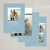 "Snowy neighborhood" - Holiday Cards in Frost by Jennifer Wick - Back of Card Options