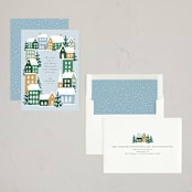 "Snowy neighborhood" - Holiday Cards in Frost by Jennifer Wick - Assembled