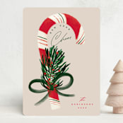 "Eye Candy" - Holiday Cards in Candy Cane by Gwen Bedat - Front