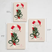 "Eye Candy" - Holiday Cards in Candy Cane by Gwen Bedat - Formats Available