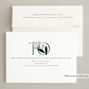 "Deck new halls" - Holiday Cards in Cream by Ana de Sousa - FREE Recipient Addressing