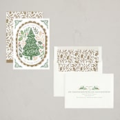"Tree Frame" - Holiday Cards in Leaf by Alethea and Ruth - Assembled