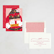 "New Home For The Holidays" - Holiday Cards in Candy Cane by Jenna Holcomb - Assembled