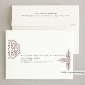 "Mother and child" - Holiday Cards in Celeste by Grae - FREE Recipient Addressing