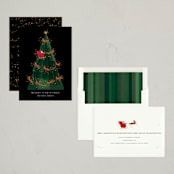 "reign" - Holiday Cards in Coal by Jennifer Lew - Assembled