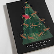 "reign" - Holiday Cards in Coal by Jennifer Lew - Detail