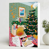 "fireplace" - Holiday Cards in Pine by Phrosné Barwood - Folded Card
