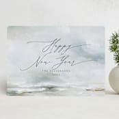 "Delicate Sea" - Holiday Cards in Sky by Nicoletta Savod - Front