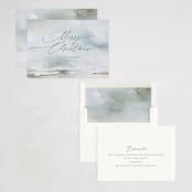 "Delicate Sea" - Holiday Cards in Sky by Nicoletta Savod - Assembled