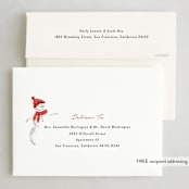 "cheerful snowman" - Holiday Cards in Peppermint by Rebecca Durflinger - FREE Recipient Addressing