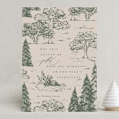 "Adventures" - Holiday Cards in Forest by Erin L. Wilson - Front