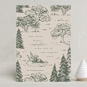 "Adventures" - Holiday Cards in Forest by Erin L. Wilson - Front
