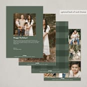 "Adventures" - Holiday Cards in Forest by Erin L. Wilson - Back of Card Options