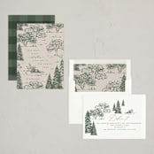 "Adventures" - Holiday Cards in Forest by Erin L. Wilson - Assembled