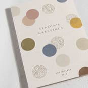 "Festive Dots" - Holiday Cards in Golden Hour by Sumak Studio - Detail