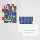 "Really Bright" - Holiday Cards in Jubilee by Pixel and Hank - Assembled
