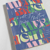 "Really Bright" - Holiday Cards in Jubilee by Pixel and Hank - Detail