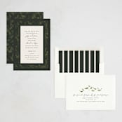 "Leafy Border" - Holiday Cards in Forest by Amy Payne - Assembled