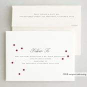 "Holiday Polka" - Holiday Cards in Midnight by Nazia Hyder - FREE Recipient Addressing