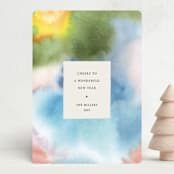 "colorful season" - Holiday Cards in Glow by Sumak Studio - Front