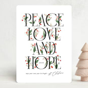 "Traditional" - Holiday Cards in Snowfall by Erin L. Wilson - Front