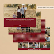 "Fleece Navidad" - Holiday Cards in Forest by Jennifer Thomke - Back of Card