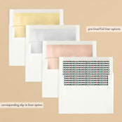 "Fleece Navidad" - Holiday Cards in Forest by Jennifer Thomke - Envelope Liners